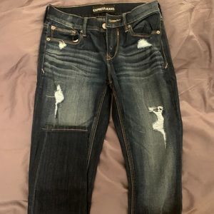 Express ripped skinny Jean